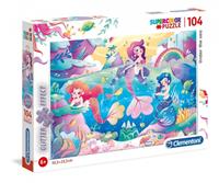 Clementoni Glitter Underwater World Puzzle 104st.