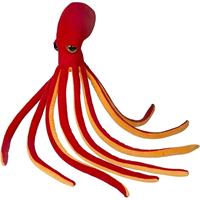 Grote pluche rode octopus/inktvis knuffel 100 cm speelgoed Rood