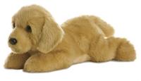 Aurora knuffel Mini Flopsie Goldie labrador vos 30 cm