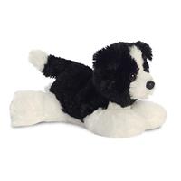 Pluche border collie honden knuffel 20 cm speelgoed Multi