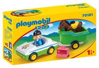 PLAYMOBIL 70181 PKW mit Pferdeanhänger