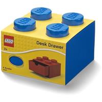 LEGO bureaulade 4 noppen 15,8 x 11,3 cm polypropyleen blauw