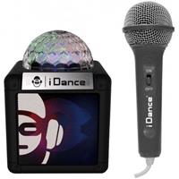 Idance Karaokeset Sing Cube Zwart 8 Cm