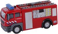bluswagen licht/geluid 11,5 cm rood