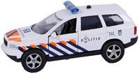 2 Play politieauto licht/geluid 11,5 cm wit