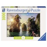 Ravensburger Verlag Ravensburger 13968 - Three Rocks in Cheow, Thailand, Puzzle, 1000Teile