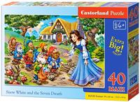 Snow White and the Seven Dwaefs - Puzzle - 40 Teile maxi