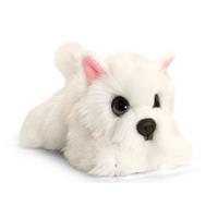 Keel Toys pluche witte Westie honden knuffel 37 cm Wit
