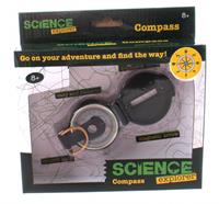 Science Explorer kompas zwart 5 cm