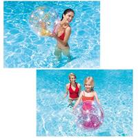 Intex Wasserball Glitter, transparent