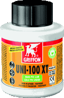 Griffon PVC-lijm 0,25ltr met kwast