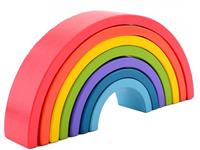 Jouéco regenboog blokken 7 delig