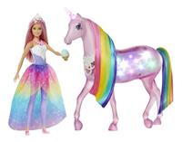 Mattel Anziehpuppe "Barbie Dreamtopia Magisches Zauberlicht Einhorn mit Puppe"