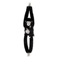 Ravensden Pluche hangende zwarte gorilla aap/apen knuffel 84 cm speelgoed -