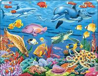Selecta Play Larsen Jigsaw Puzzle Animals - Coral Reef 35 pcs. Vloer