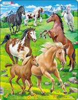 Larsen Puzzles Puzzle Horses - 65 pieces Maxi (36.5x28.5 cm) Vloer