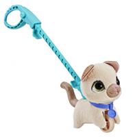 FurReal Friends kat met riem Walkalots Lil Wags 12 cm beige