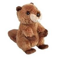 Pluche bruine bever knuffel 15 cm speelgoed -