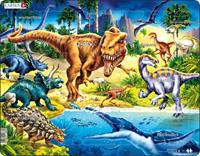 Selecta Play - Larsen Jigsaw Puzzle Animals - Dinosaurs of the Cretaceous Period 57 pcs.