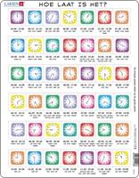 Selecta Play Larsen Jigsaw Puzzle Learning to Tell Time - What Time is it 42 pcs. Vloer