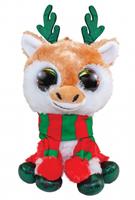 Lumo Stars knuffel Lumo Christmas Reindeer Jul 15 cm multicolor