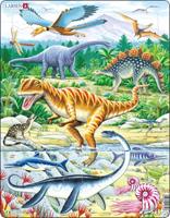 Larsen Puzzles Puzzle Dinosaurs - 35 pieces Maxi (36.5x28.5 cm) Vloer