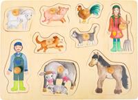 Small Foot ® Puzzelset Boerderij en Plattelandsleven - Kleurrijk