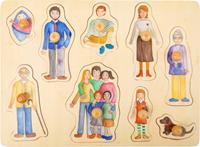 Small Foot ® Puzzel Familie en vrienden - Kleurrijk