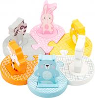 Small Foot vormenpuzzel Animal junior hout 19 cm 12-delig