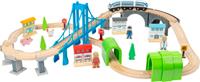 Small Foot speelgoedtrein Bridge hout junior 24 delig