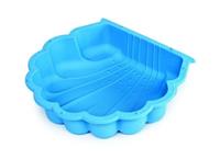 zandbak schelp blauw 87 x 78 cm