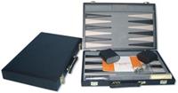 HOT Games Backgammon Koffer Zwart effen (38 cm)