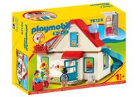 Playmobil Konstruktions-Spielset "Einfamilienhaus (70129) Playmobil 123" Kunststoff