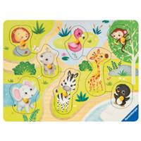 Ravensburger Verlag Unterwegs im Zoo (Kinderpuzzle)