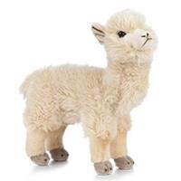 Pluche witte alpaca/lama knuffel 24 cm speelgoed Wit