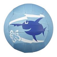 Beco neopreen strandbal zeedieren Ø 21 cm blauw