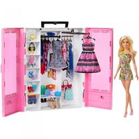 Barbie ultieme kledingkast met accessoires roze