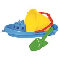 Bino Sand-Spielzeug Set mit Boot