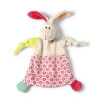 NICI GmbH NICI 39243 - My First Nici, Schmusetuch Hase, 25x25 cm, Kuscheltier