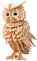 Eureka Gepetto's Workshop Wooden Construction Kit 3D - Owl