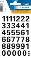 HERMA Zahlen-Sticker 0-9, Folie schwarz, Höhe: 15 mm