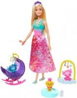 Barbie tienerpop Dreamtopia Pets 30 cm 10 delig