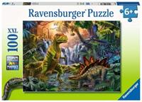 Oase van Dinosauriërs Puzzel (100 XXL stukjes)