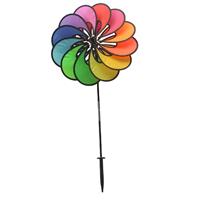 Rhombus Big Flower Regenboog Windvanger 48x73 cm