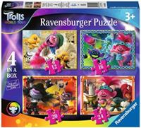 Ravensburger Trolls World Tour Puzzel (4 in 1)