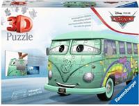 3D Puzzel - VW T1 Pixar Cars (162 stukjes)