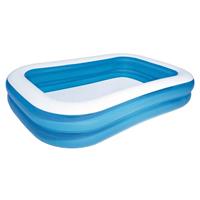 Bestway familiezwembad - blauw/wit - 262x175x51 cm