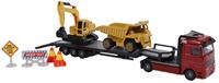 2 Play dieplader diecast bouwvoertuigen 24 cm 5 delig multicolor