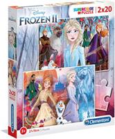 legpuzzel Frozen 2 20 stukjes 2 stuks