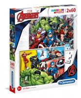 Clementoni Puzzel The Avengers, 2x60st.